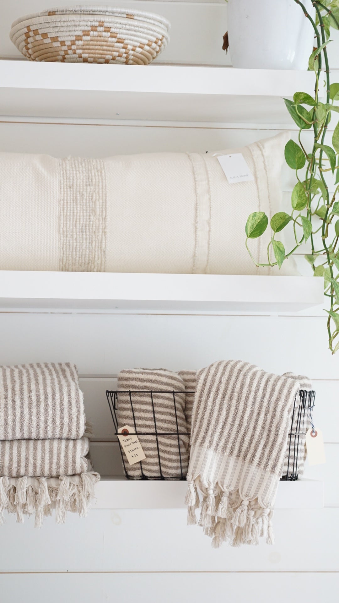 Striped Terry Towel | Hand Towel