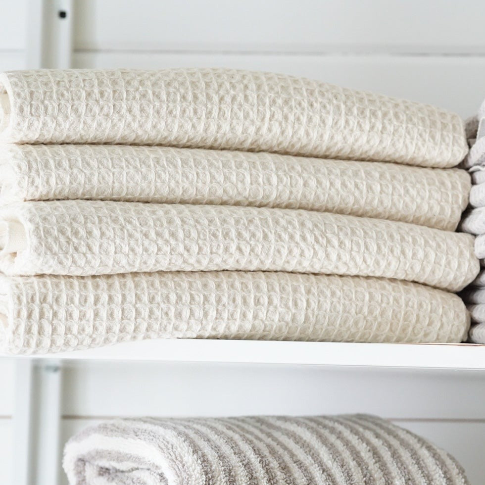 Natural Waffle Towel | Hand Towel