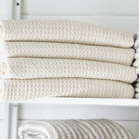 Natural Waffle Towel | Hand Towel