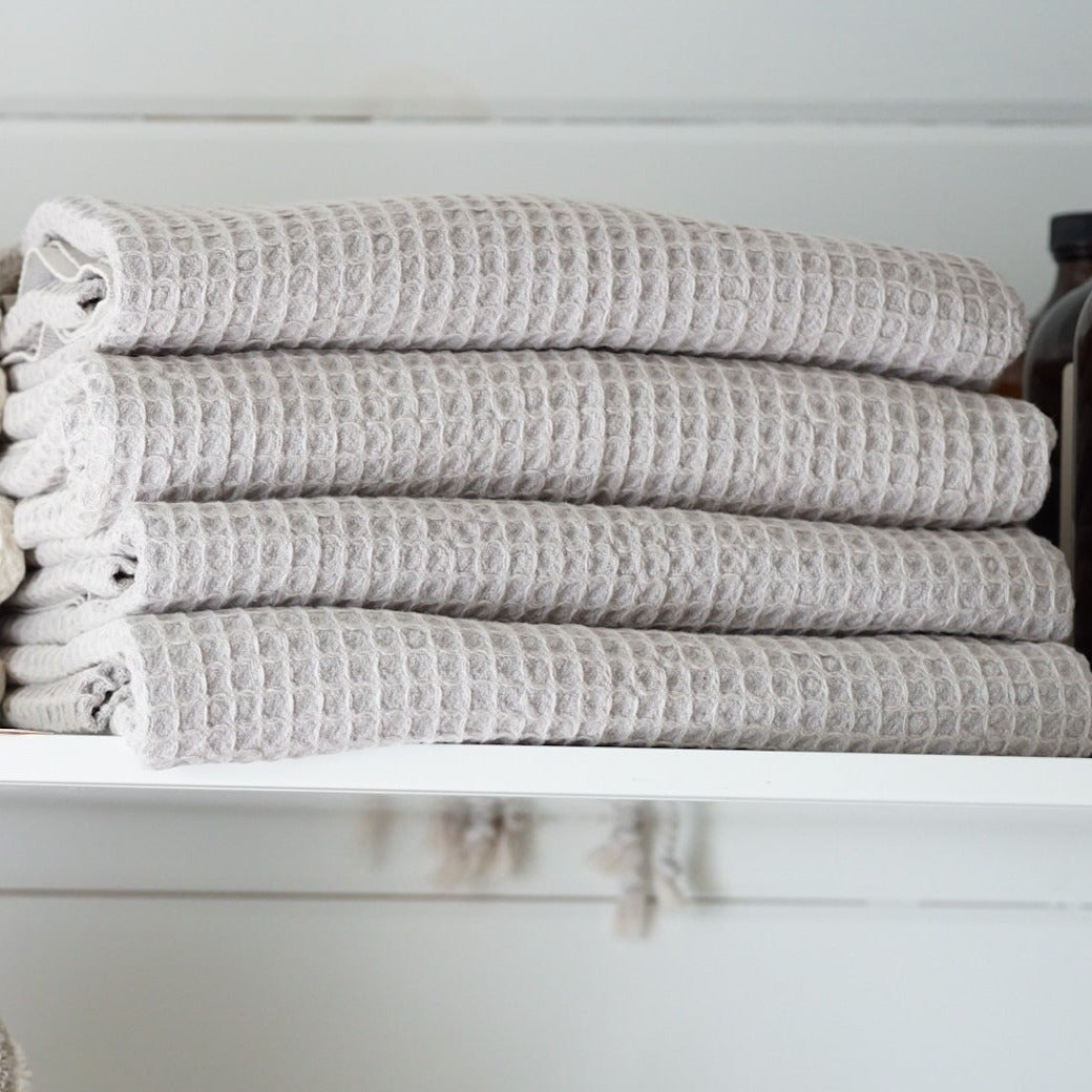 Stone Waffle Towel | Bath Towel