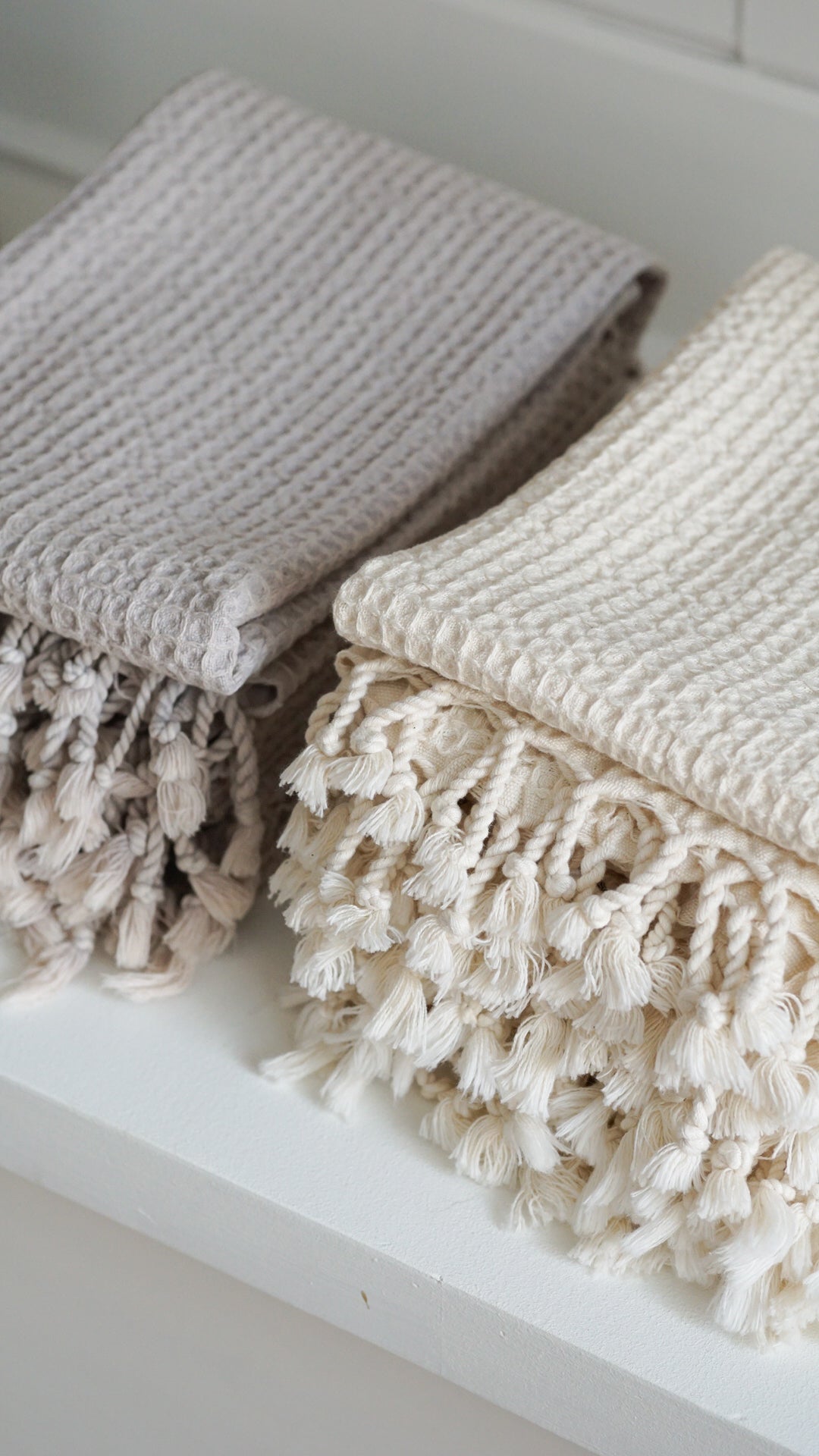 Stone Waffle Towel | Bath Towel