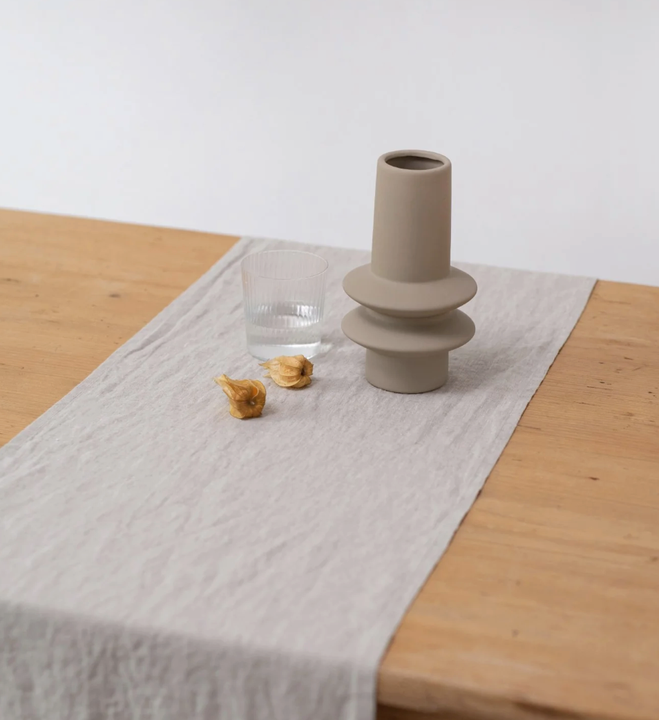 Linen Table Runner | Natural