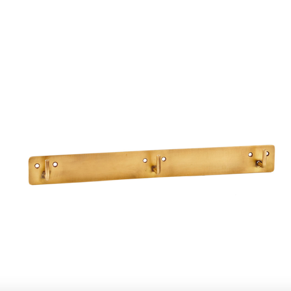 Brass Plate Triple Hook