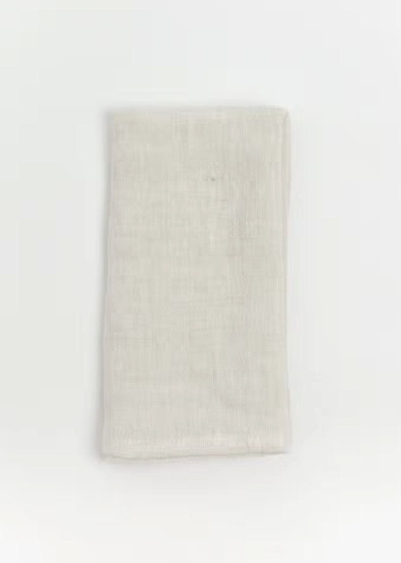 Linen Dinner Napkin - Naural Chambray Set of 4