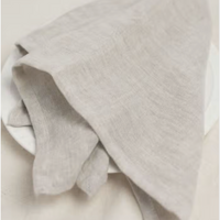 Linen Dinner Napkin - Naural Chambray Set of 4