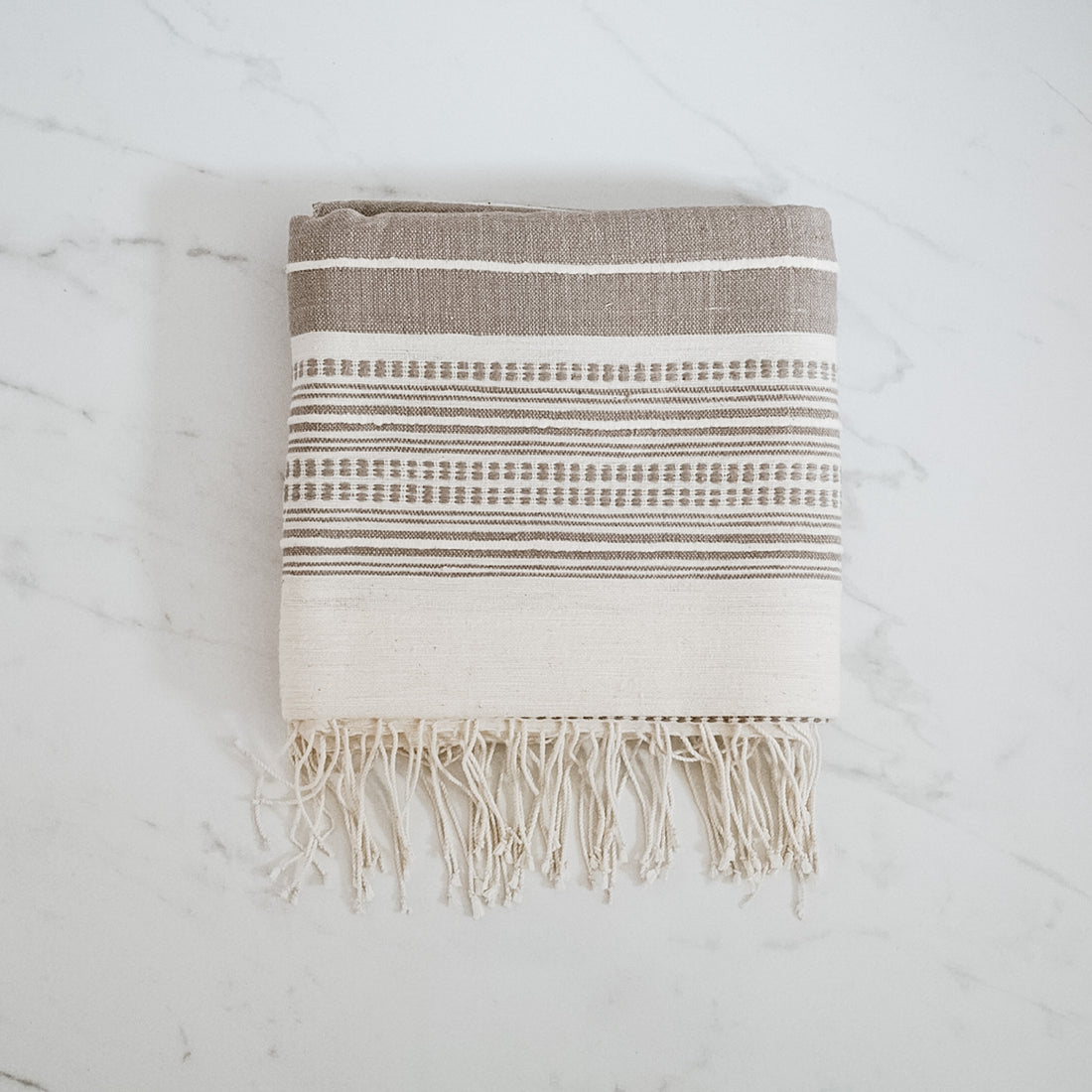 Genale Ethiopian Cotton Bath Towel | Ivory & Stone