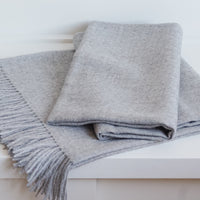 Alpaca Throw - Grey