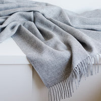 Alpaca Throw - Grey