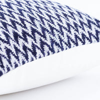 Kala Collective - La Laguna Pillow Lumbar - Indigo & Ivory - Natural Dye Cotton