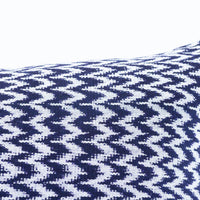 Kala Collective - La Laguna Pillow - Indigo & Ivory - Natural Dye Cotton