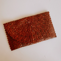 Rattan Clutch - Clay