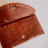 Rattan Clutch - Clay