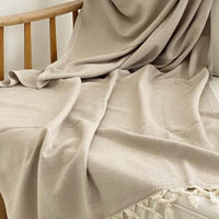 Pebble Blanket Beige - Kala Home - Throw