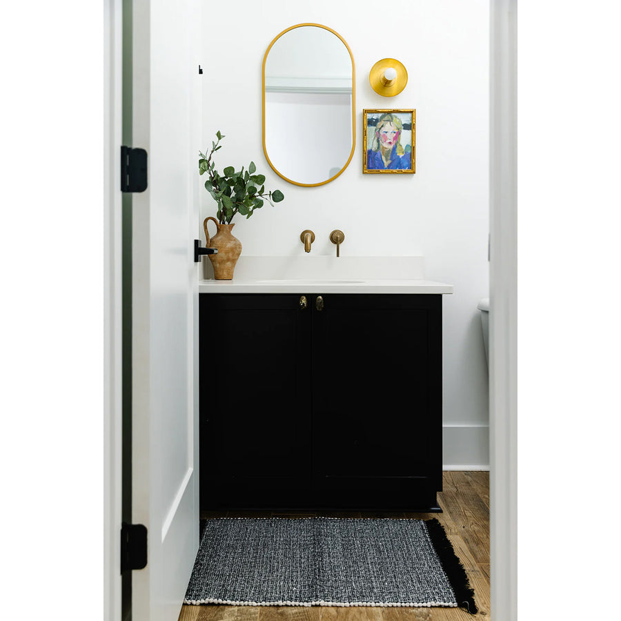 Cali Bath Mat |  Black