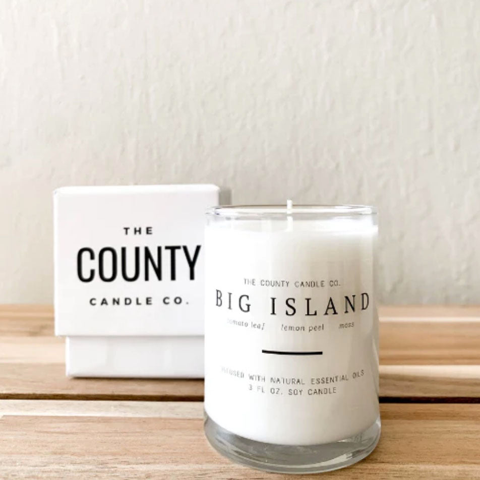 Big Island Candle | Tomato leaf, Lemon Peel, Moss