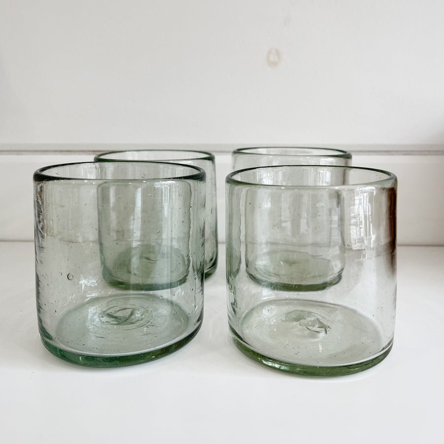 Handblown Glass Tumblers  | Set of 4