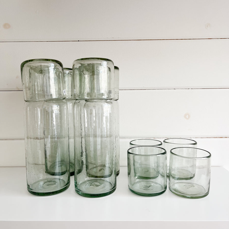 Handblown Glass Jar  | Clear
