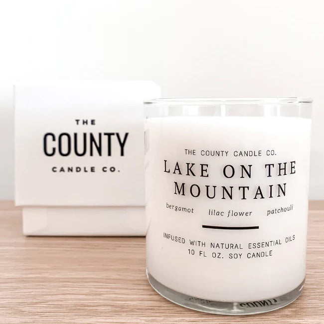Lake on the Mountain Candle | Bergamot, Lilac & Patchouli
