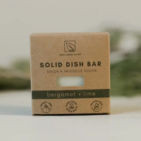 Solid Dish Soap Bar | Bergamot & Lime