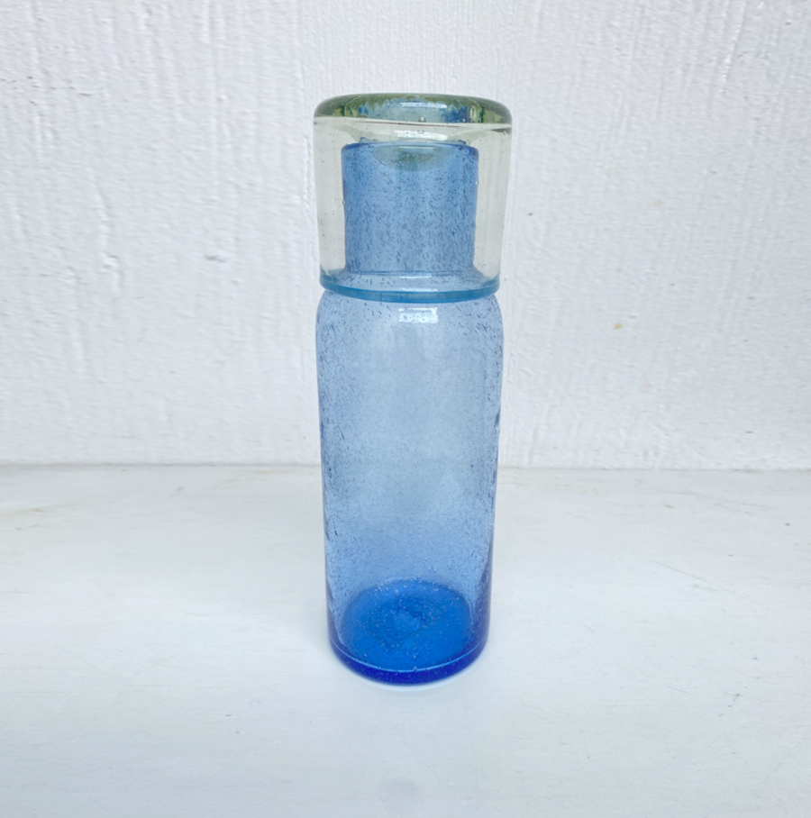 Handblown Glass Jar  | Blue