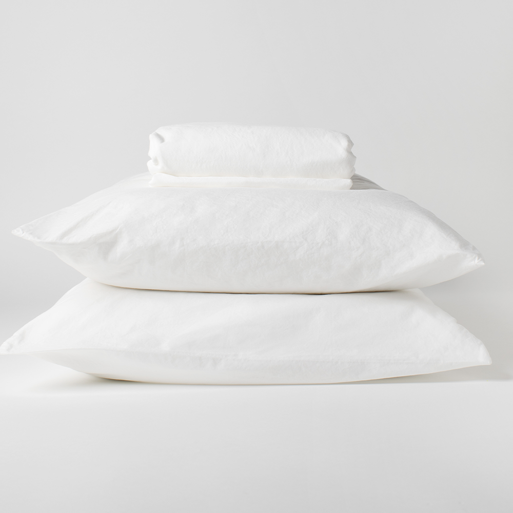 The Crisp Sheet Set | Chalk