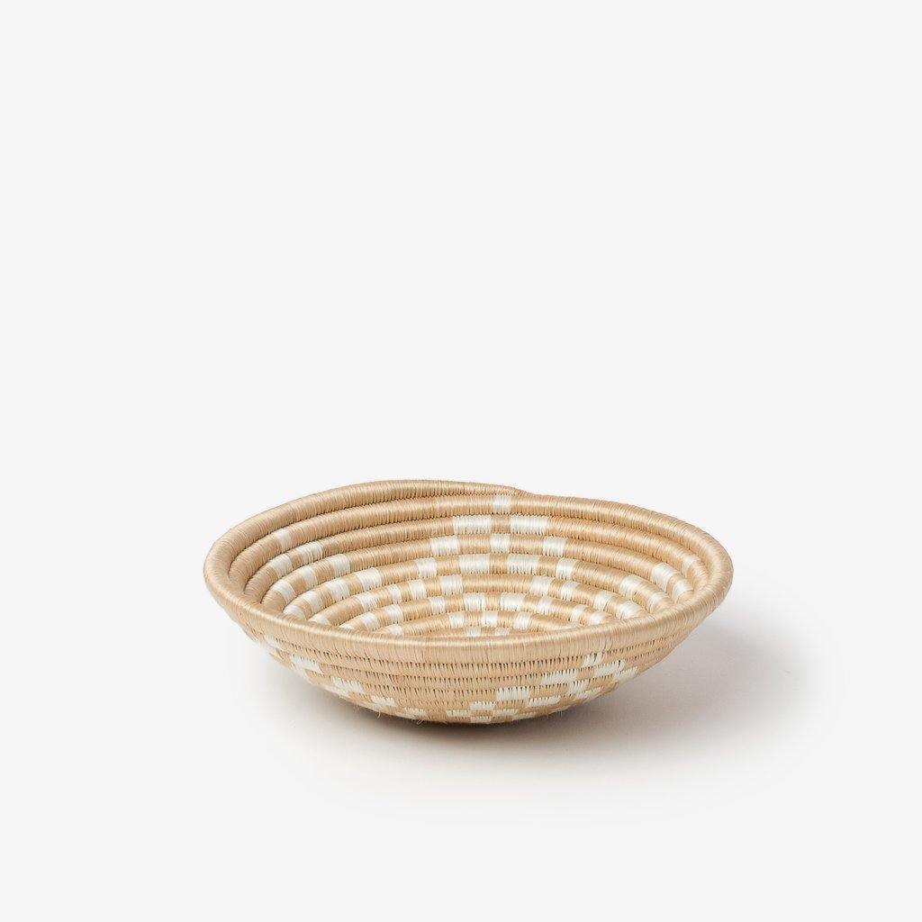 Bariku Woven Bowl - White - Kala Home - Bowls & Trays