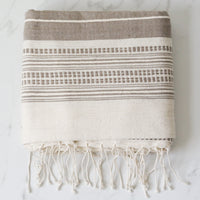 Genale Ethiopian Cotton Bath Towel | Ivory & Stone