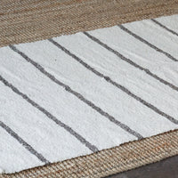 Ivory & Grey Accent Rug - Multiple Sizes