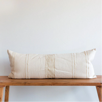 Bogota Lumbar Pillow - Ivory