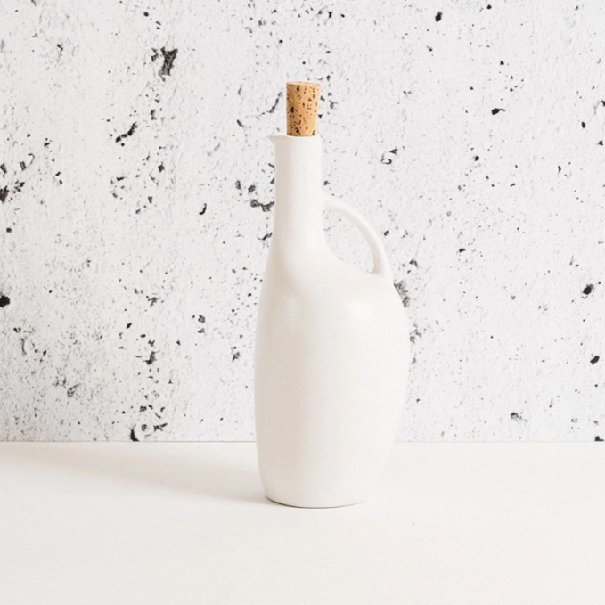 Canard Olive Oil Bottle - Matte White