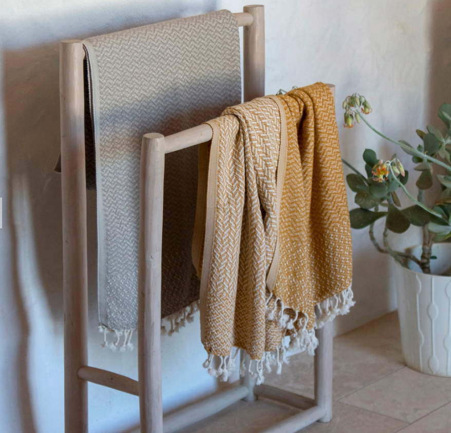 Double Sided Throw - Beige