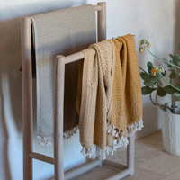 Double Sided Throw - Beige